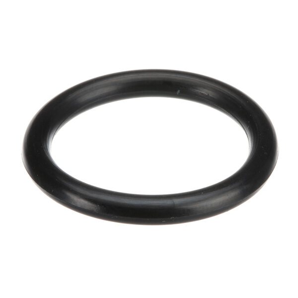 A black round rubber o-ring.