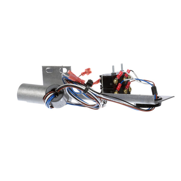 A US Range door switch digital control kit with wiring and a small motor.