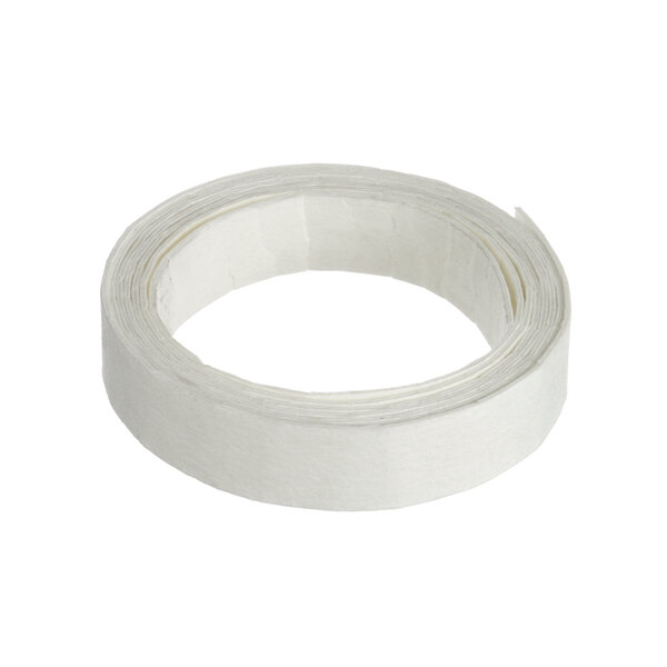 A roll of white tape with a white center.
