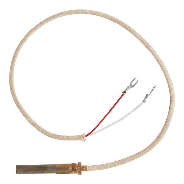 An American Range thermopile with a red and white cable.