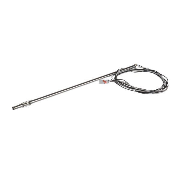 A long metal rod with a wire attached.