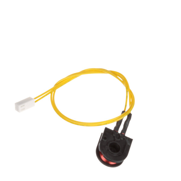 A Bunn yellow coil assembly wire with a white connector.