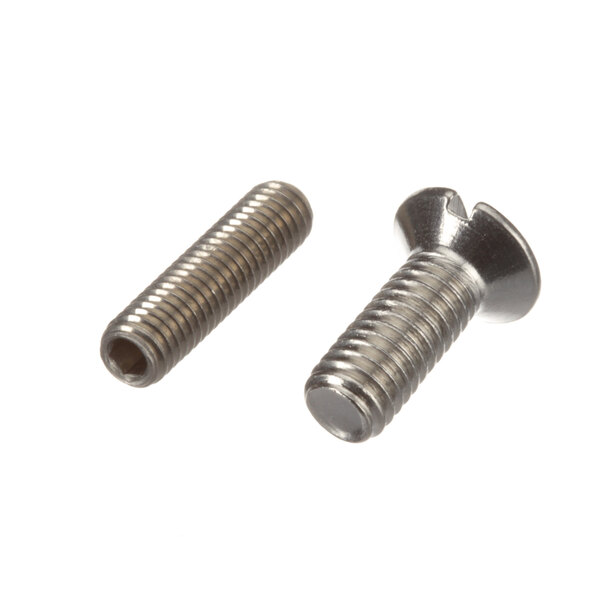 Two Cleveland screws on a white background.