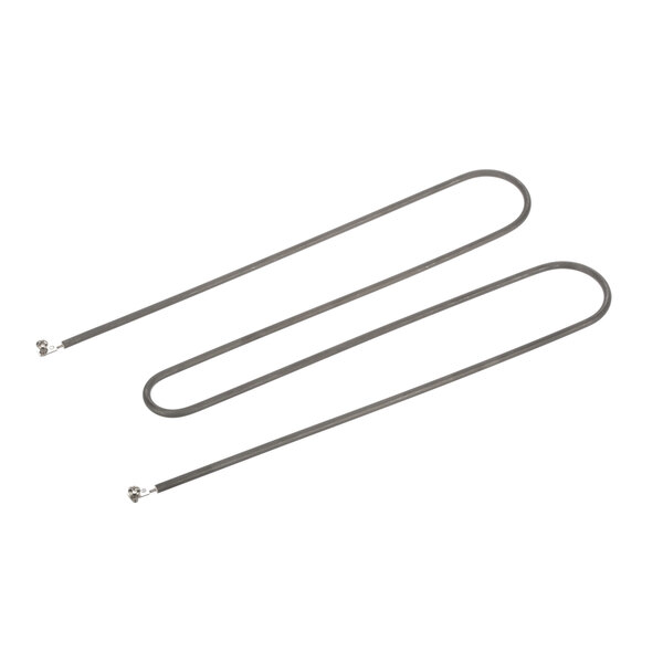 Two metal rods with metal wires attached.