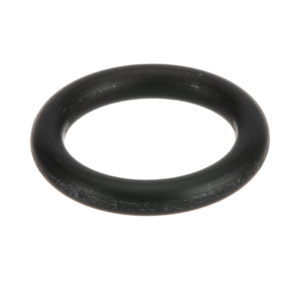 A black rubber Hobart O-ring on a white background.