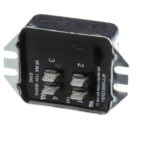 A black and silver electronic Power Soak start switch with two buttons.