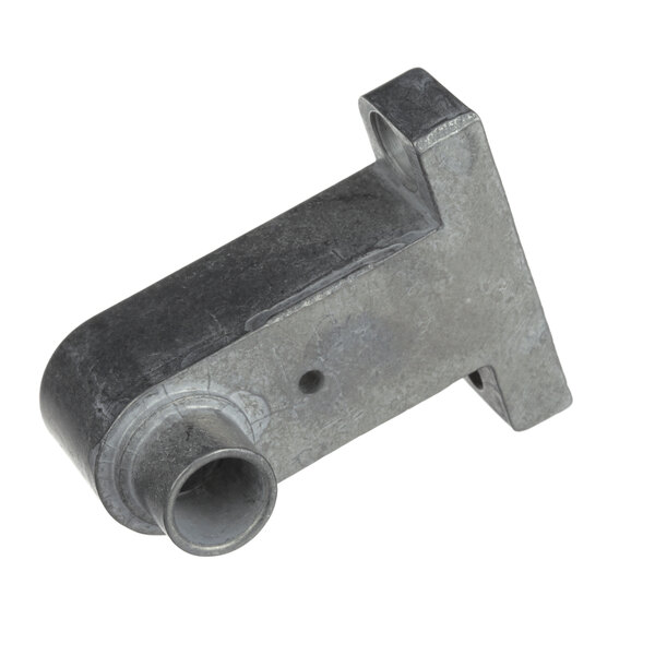 A Wells pivot bracket for a charbroiler with a hole in it.