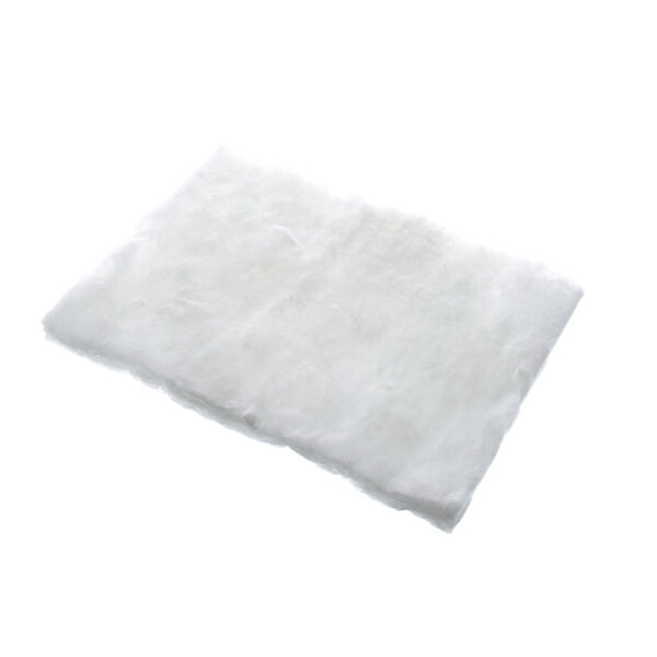 White insulation material on a white background.