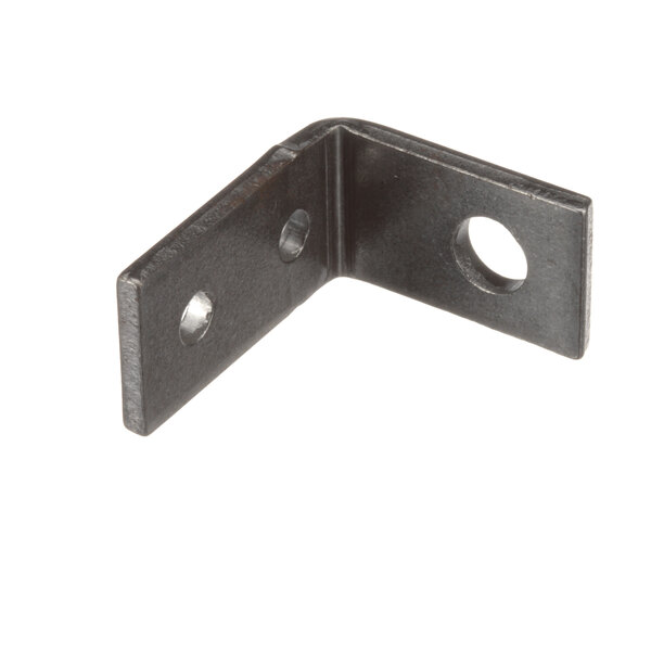 A black metal Frymaster bracket with holes on the side.