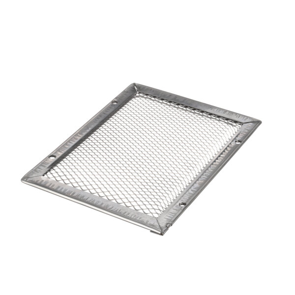 An Electrolux Dito metal mesh burner grid with holes.
