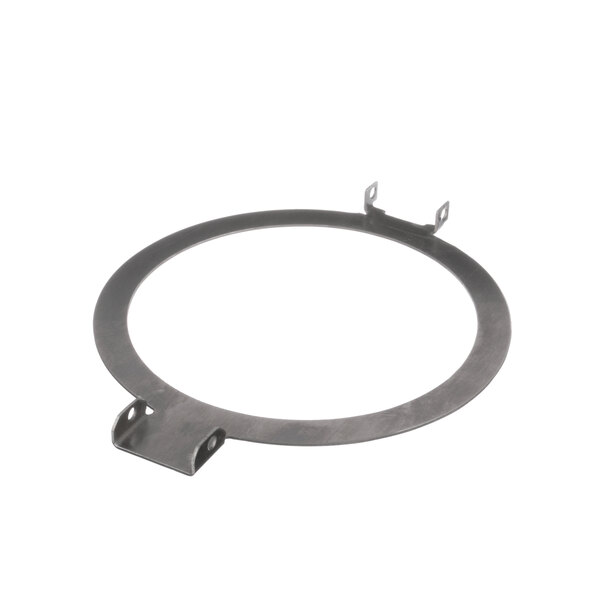 A circular metal Nemco Kettle Bracket with a clip.