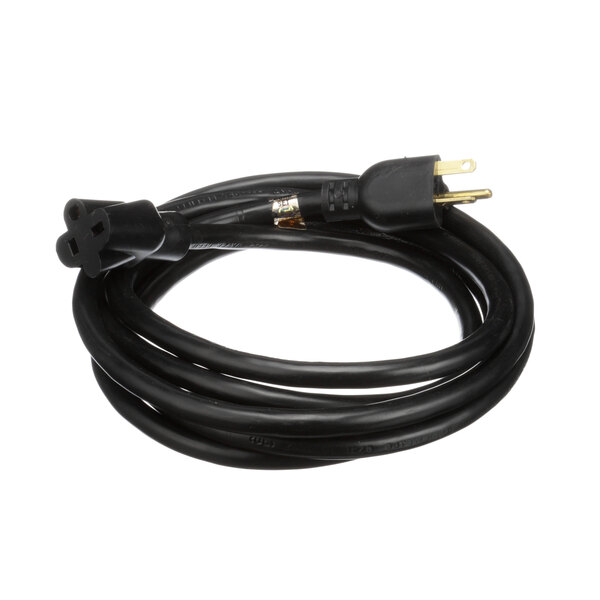 A black Wilder power cord with a plug.