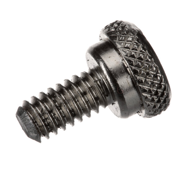 A close-up of a Frymaster thumb screw with a black head.