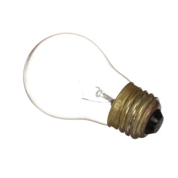 An APW Wyott light bulb with a clear base.