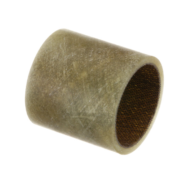 A close-up of a Bakers Pride bushing/sleeve with a brown surface.