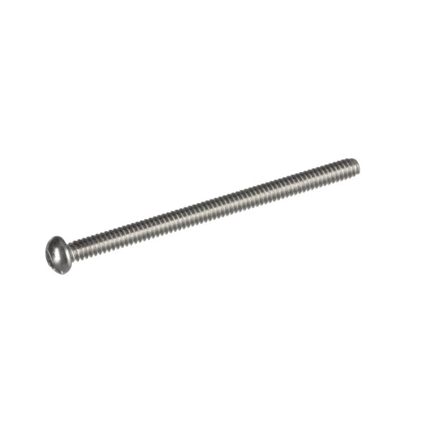 A long silver Hobart screw with a round head.