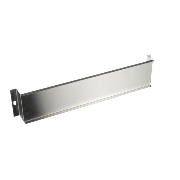 A stainless steel Cleveland vent cover with a metal handle.