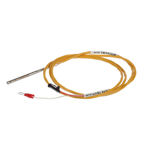A Franke yellow cable with a red and white connector.