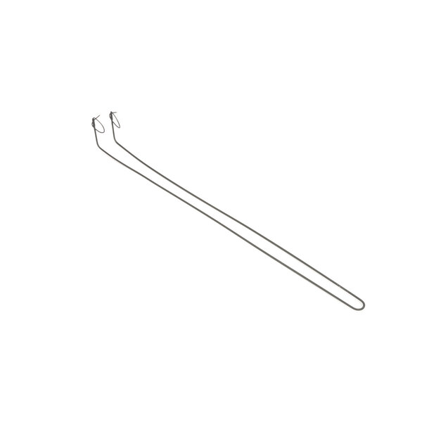 A long thin metal wire with a hook at the end.