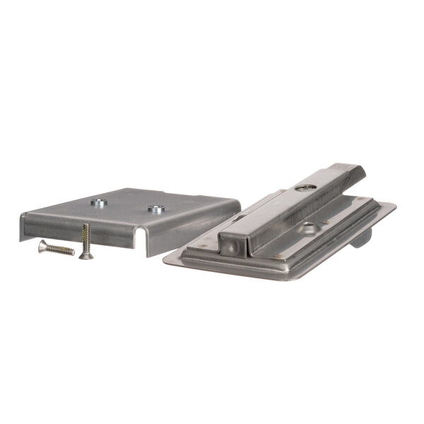 A Carter-Hoffmann stainless steel latch with screws.