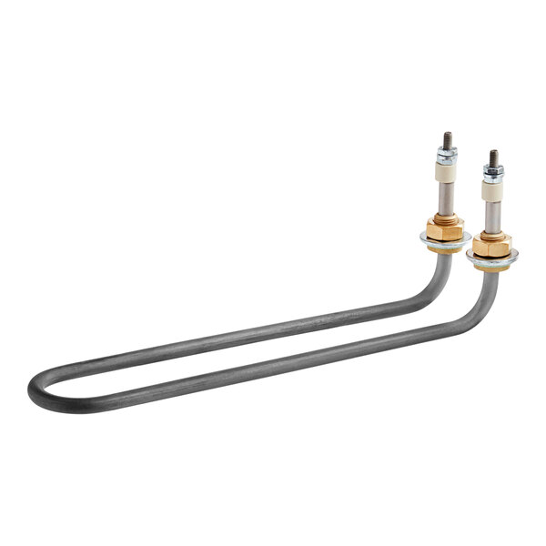 A pair of metal heating elements.