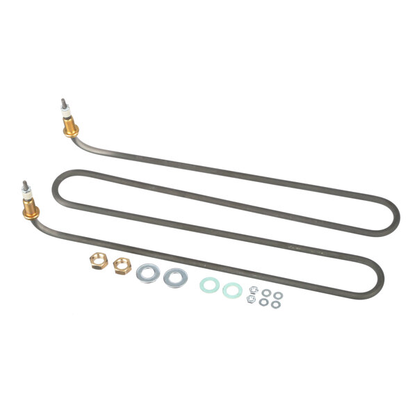 A Cres Cor 0811 261 heating element with metal tubes and nuts.