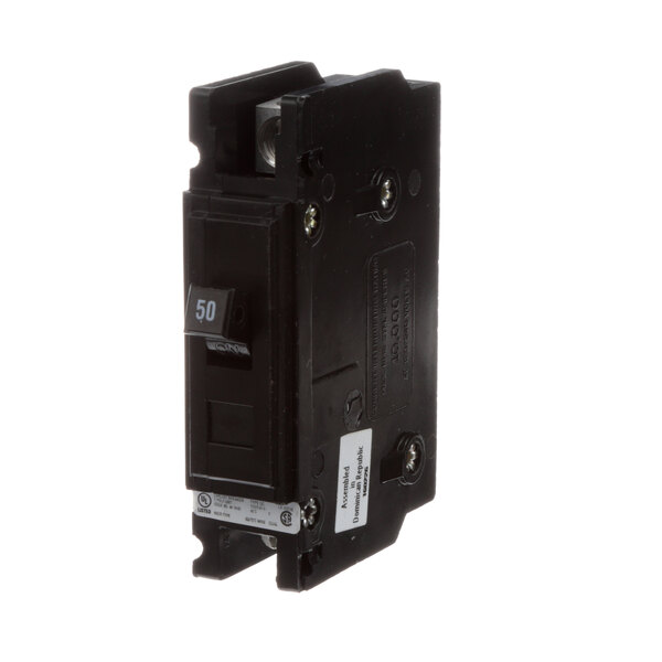 A black rectangular Nieco 4056 circuit breaker with a number on the side.