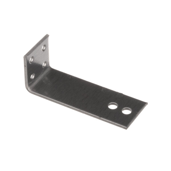 A metal bracket with holes on the side.