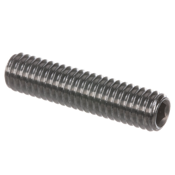 A Hobart screw with black threading.