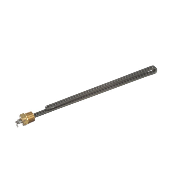 A Blakeslee booster heater metal rod with a brass tip.