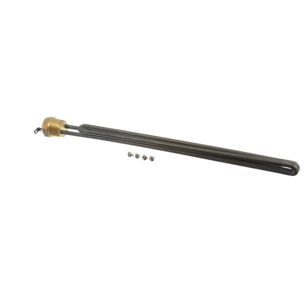 A Blakeslee immersion heater metal rod with screws.