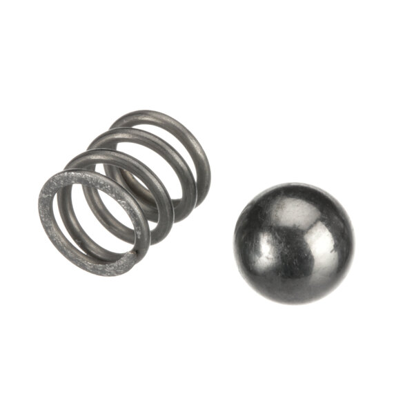 A Sammic spring limit set with two metal balls and a metal ring.