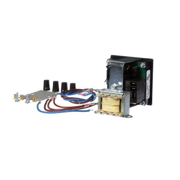 A Cres Cor timer conversion kit with wires and a power supply unit.