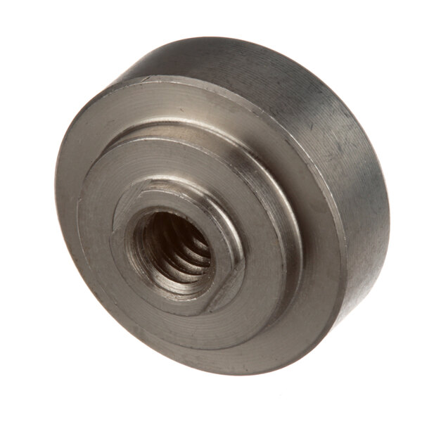 A round stainless steel stud with a nut on one end.