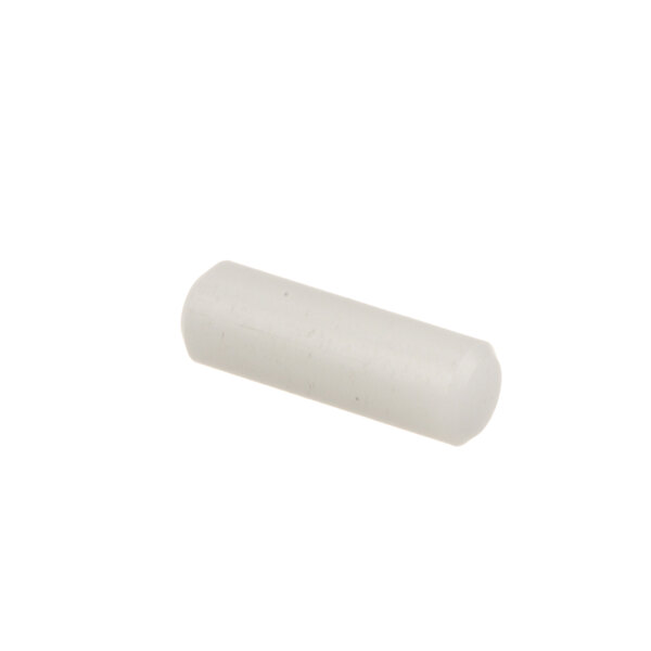A white cylindrical Globe end weight spacer.