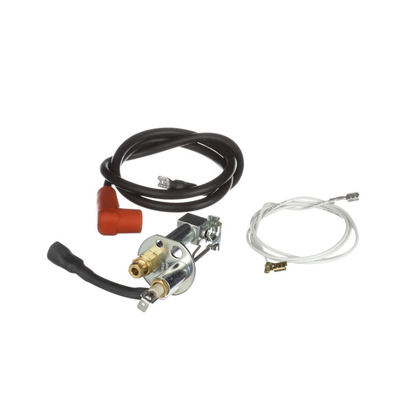 A Blodgett natural gas pilot kit with a gas hose and wire connector.