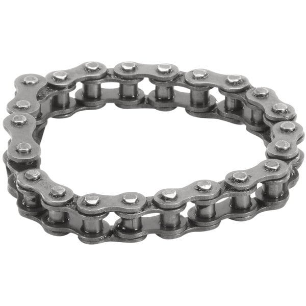 A Bakers Pride roller chain link.