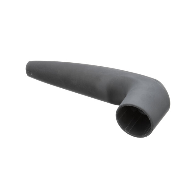 A black and grey plastic door handle for a Rational combi oven.