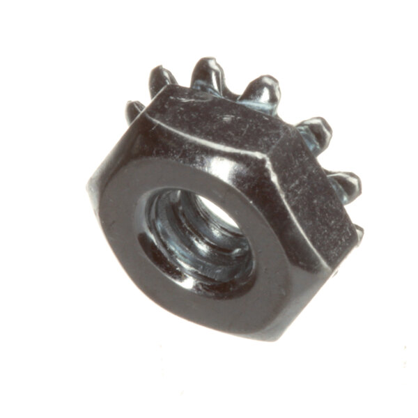 A Groen hexagon keps nut with a black metal cap.