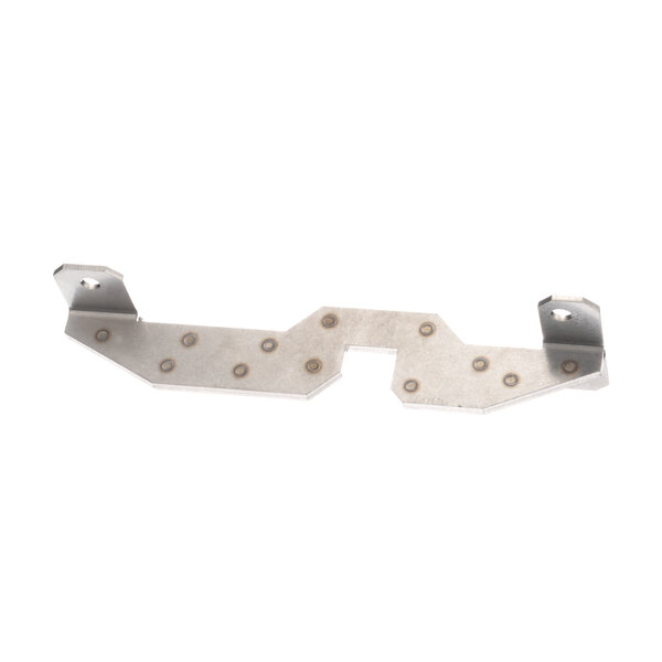 A Nieco bearing support bracket with holes in it.