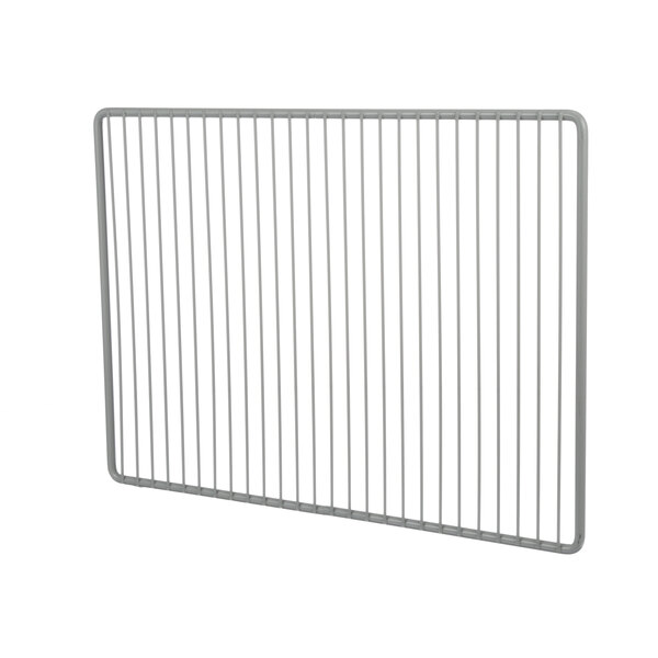 A metal shelf fence for a Randell general commercial refrigerator.