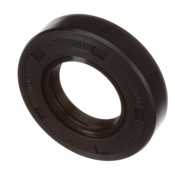 A black rubber Globe X10013 oil seal.