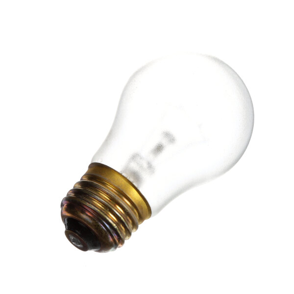 A BKI B0066 light bulb with a gold screw base.