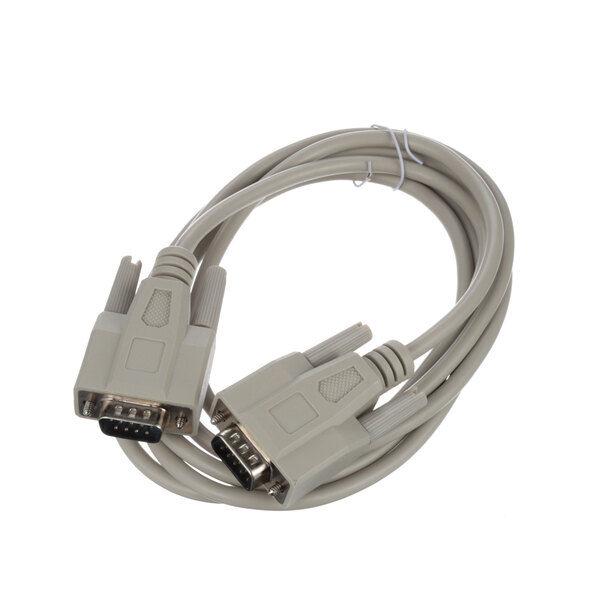 An Alto-Shaam communication cable with two connectors.