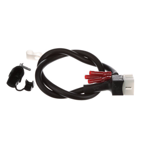A True Refrigeration power cord with black and white wire connectors.