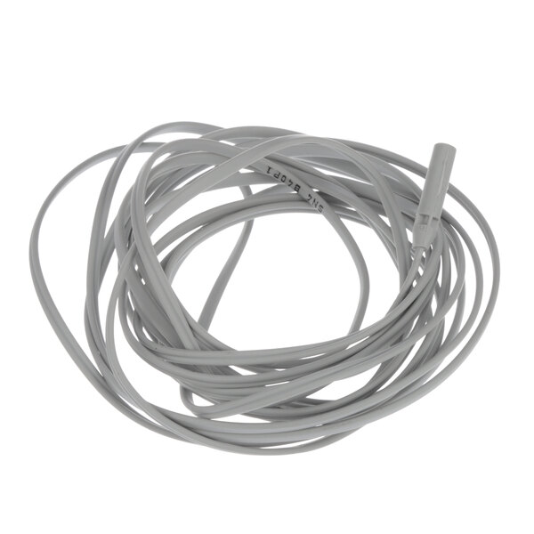 A white wire with a grey connector.