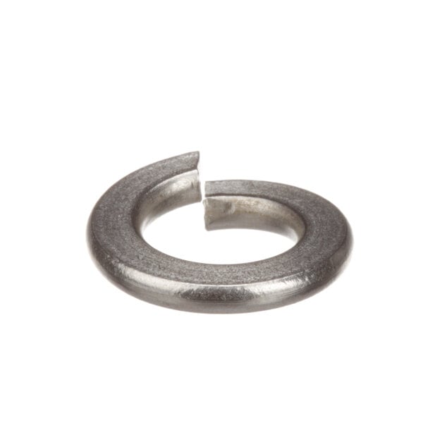 A stainless steel Blakeslee washer with a 3/8 inch hole.