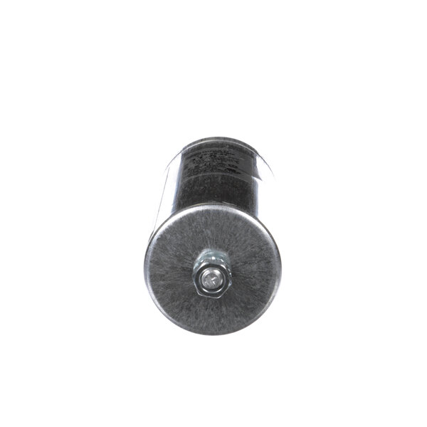 A metal cylinder with a screw on a white background.