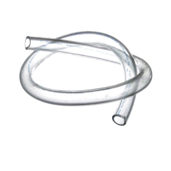 Clear vinyl tubing with a 5/8 inch inner diameter and a 7/8 inch outer diameter.