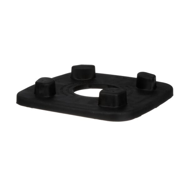 A black square Vitamix pad with four holes.